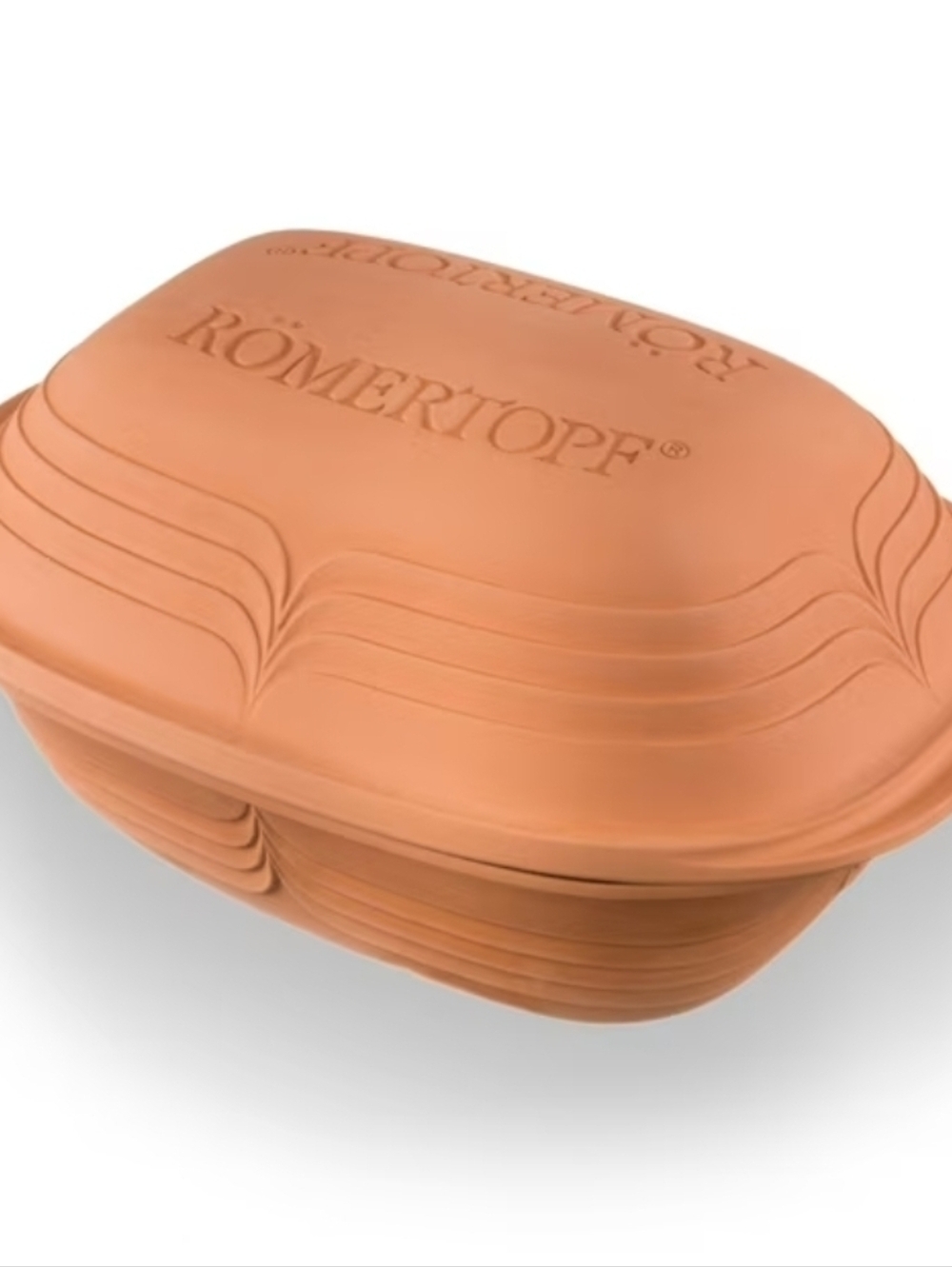 Vintage Romertopf 110 Clay Baker, Lidded Bread & Chicken Roaster Made In Germany